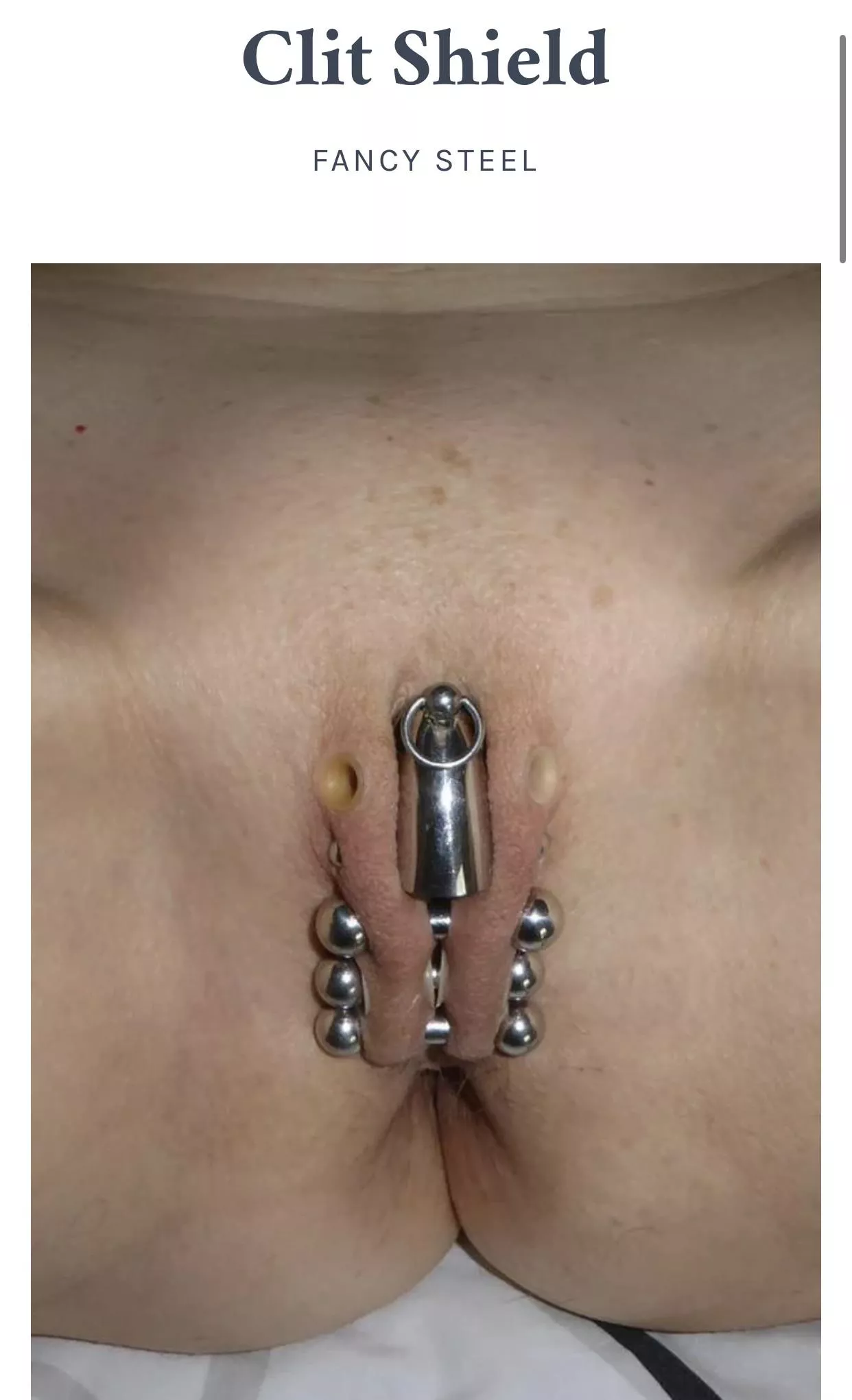 Has anyone tried the clit shield from FancySteel? I’m curious what it’s like and if it’s comfy and effective?