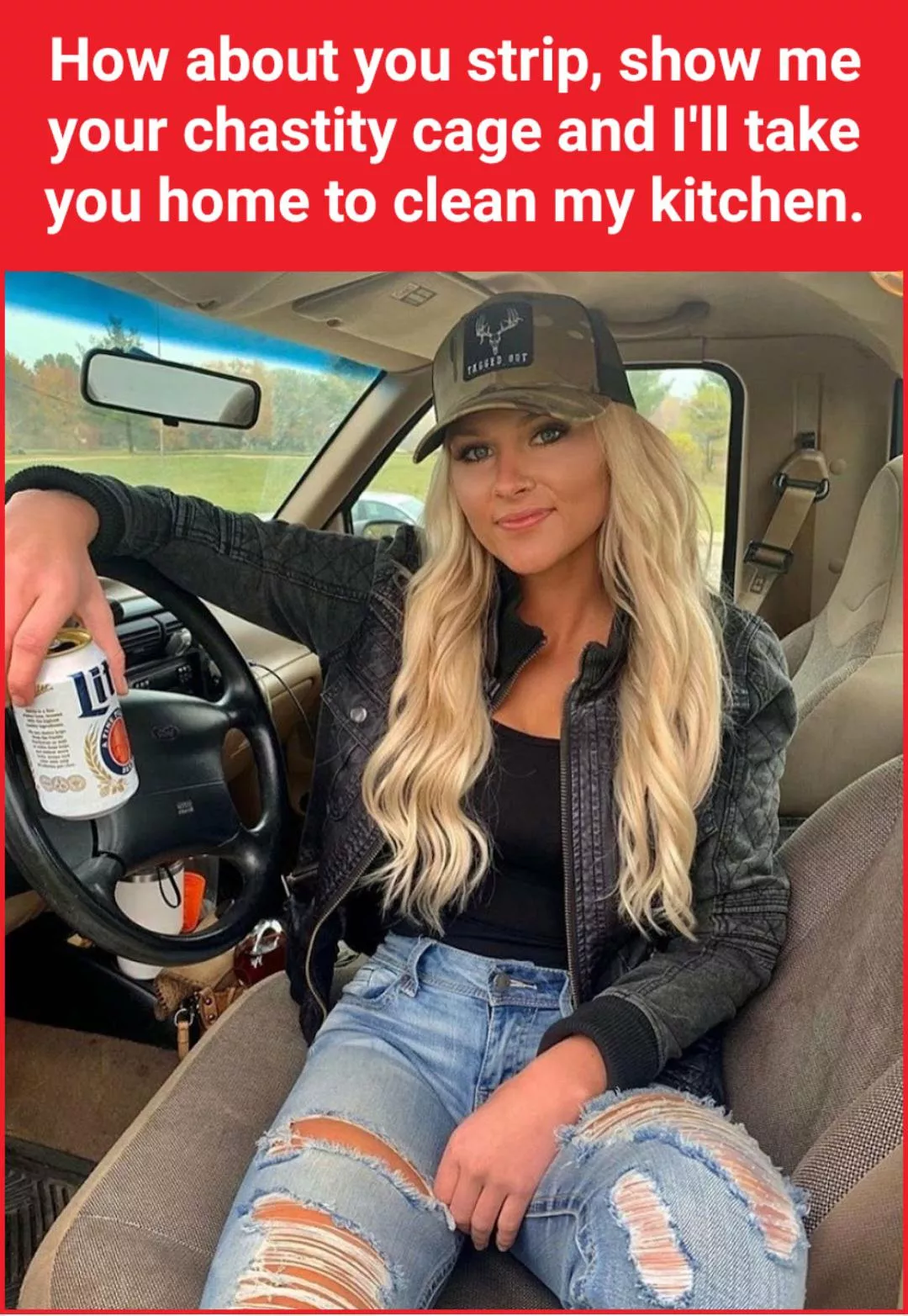 I love being her little chastity cuckold