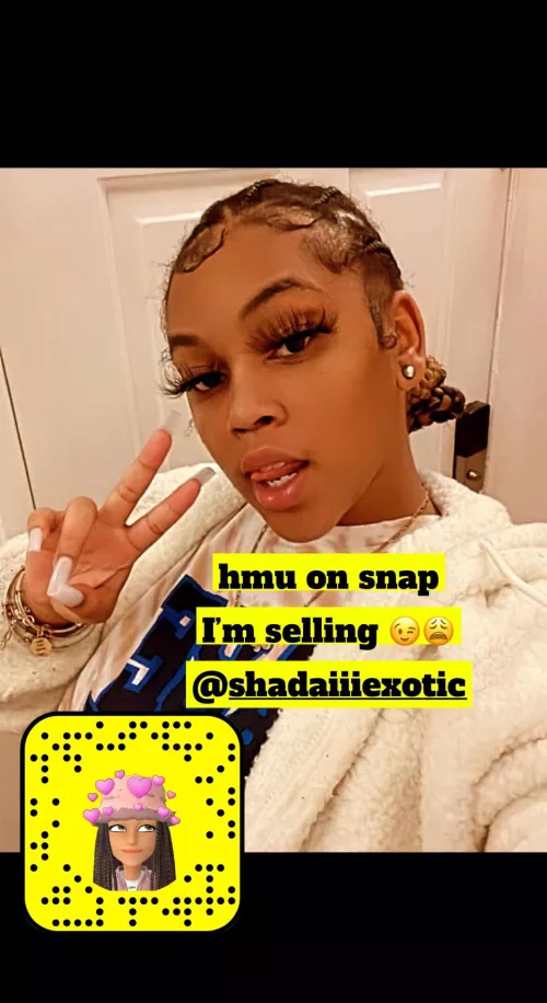 I’m selling content add me on snap @shadaiiiexotic❤️💦