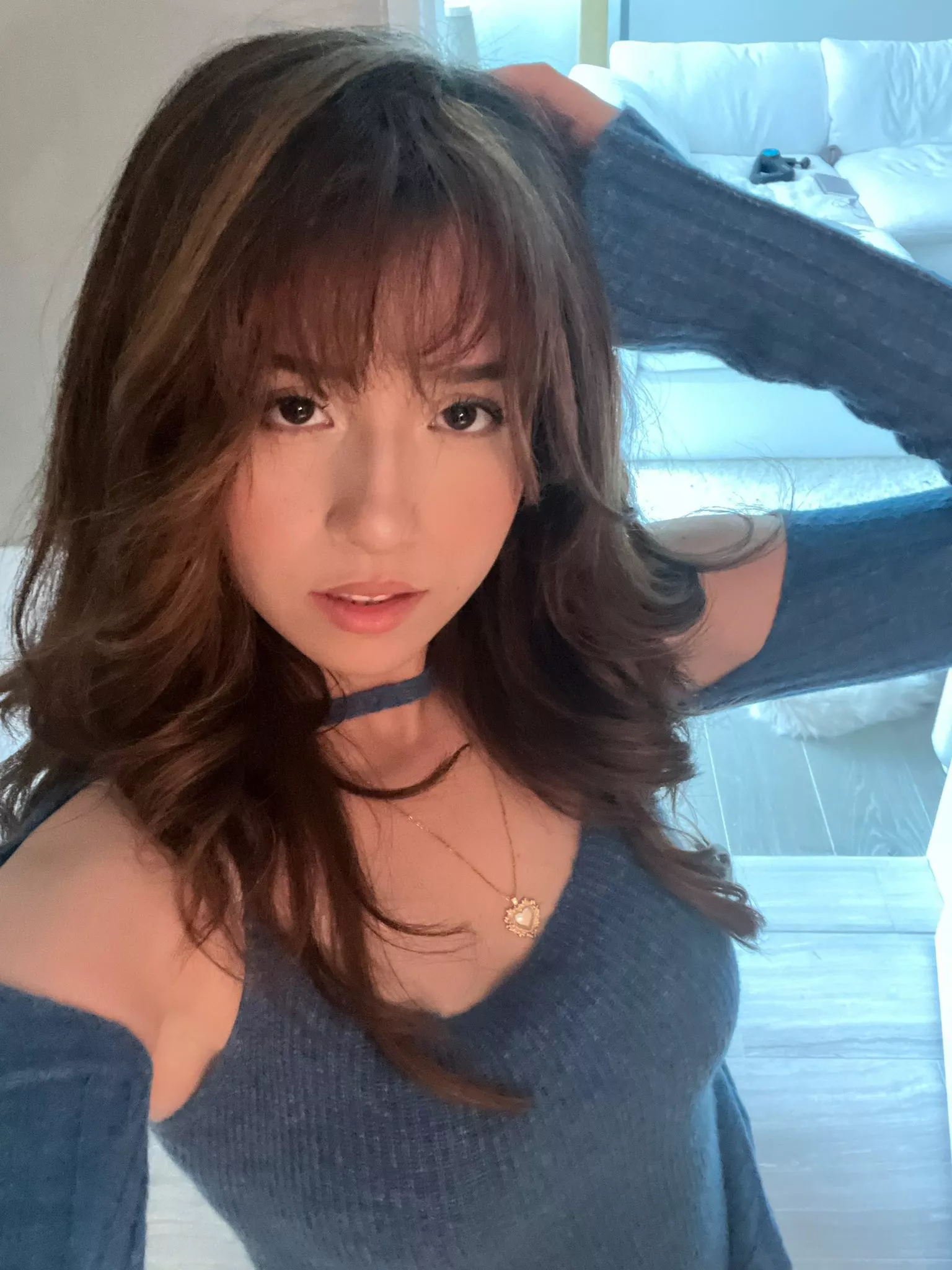 it's early in the morning but I'm already so horny for goddess pokimane