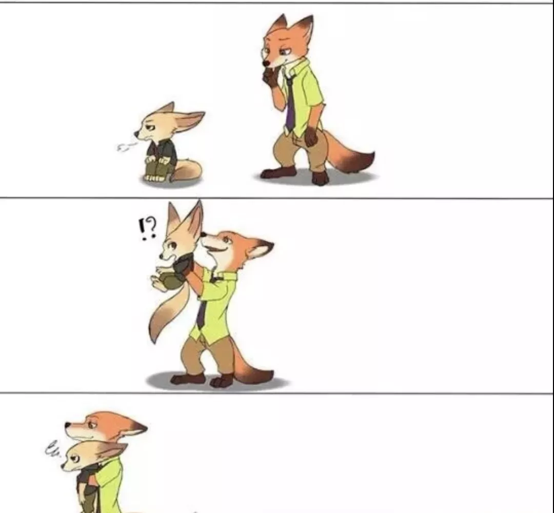 It's important to pick up your fennec from time to time