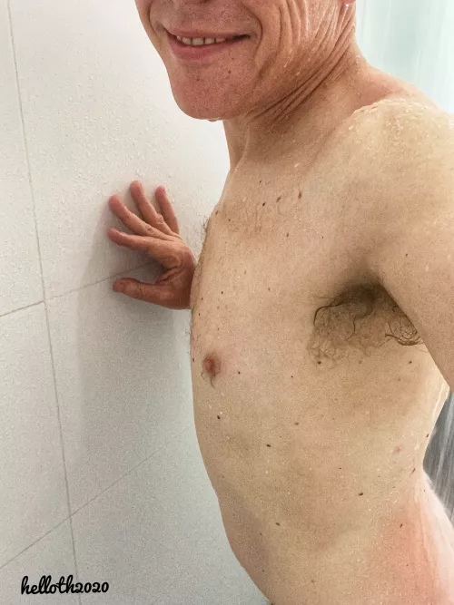 I’ve saved you a spot in the shower - between me and the tiles