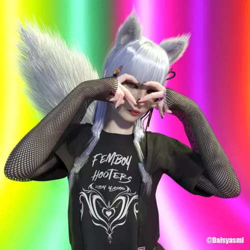 Just Here To share with you some love 🥰🥰 I've finnally finished Daisy I'll be your 3d virtual femboy what you think about me ? ☺️☺️ And what you'll want me to do 🥰🥰