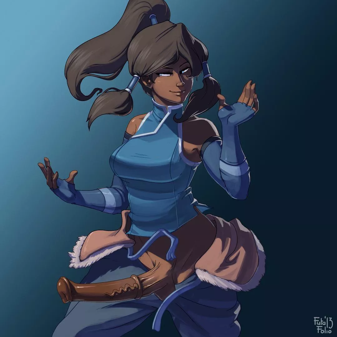 Korra’s working on her new bending moves