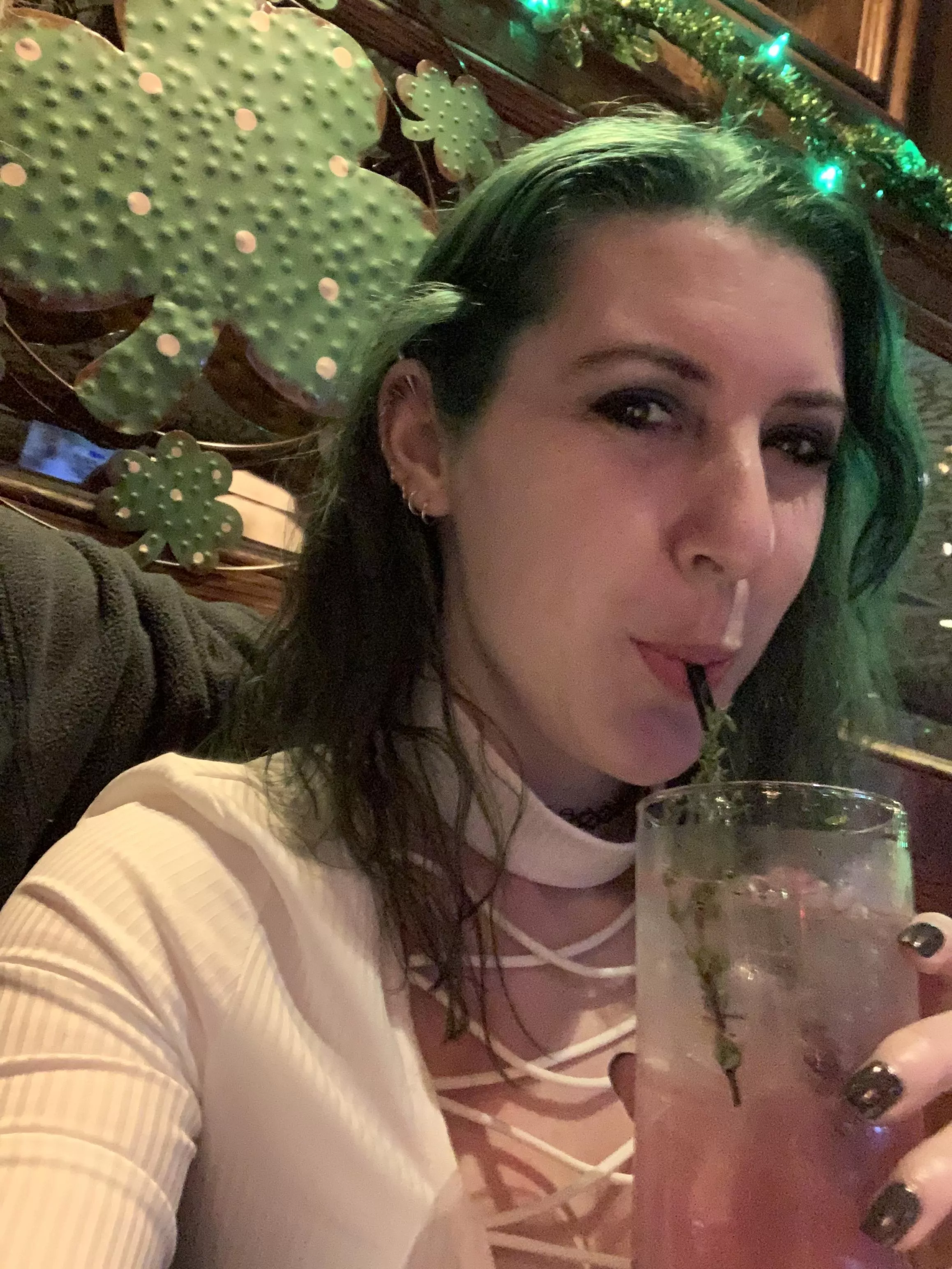 Low cut tops get all the drinks