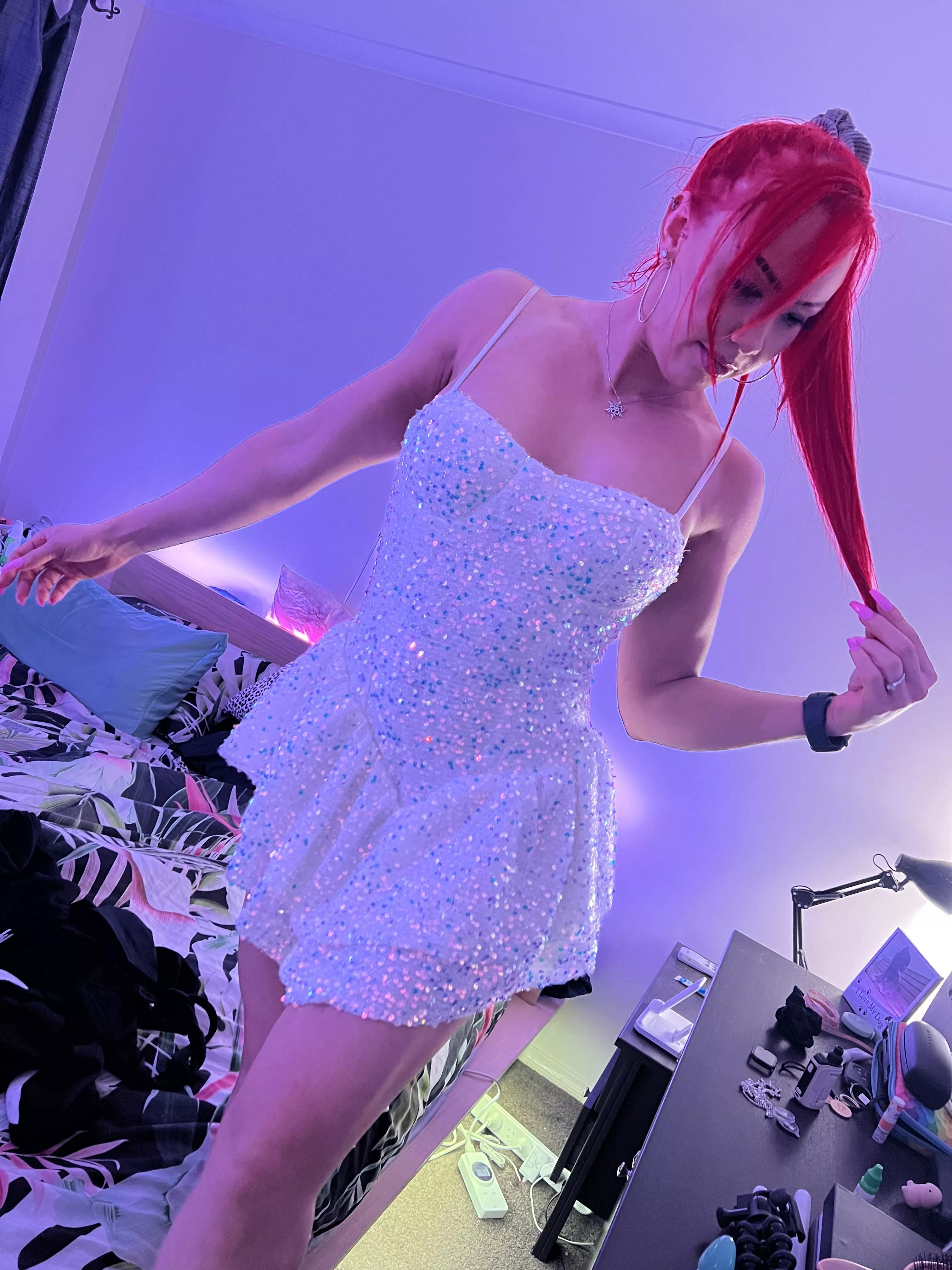 May not be the tightest dress but I love it and it’s my birthday 🥳