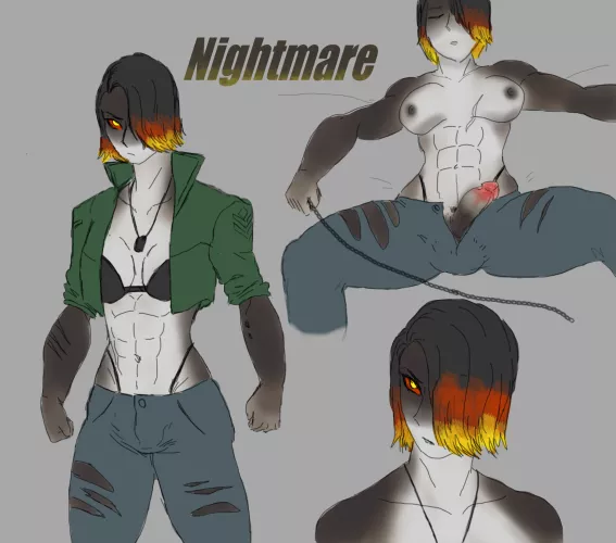My New Oc! Nightmare is just a codename, as she prefers to keep her origins a secret. (Reference sheet)