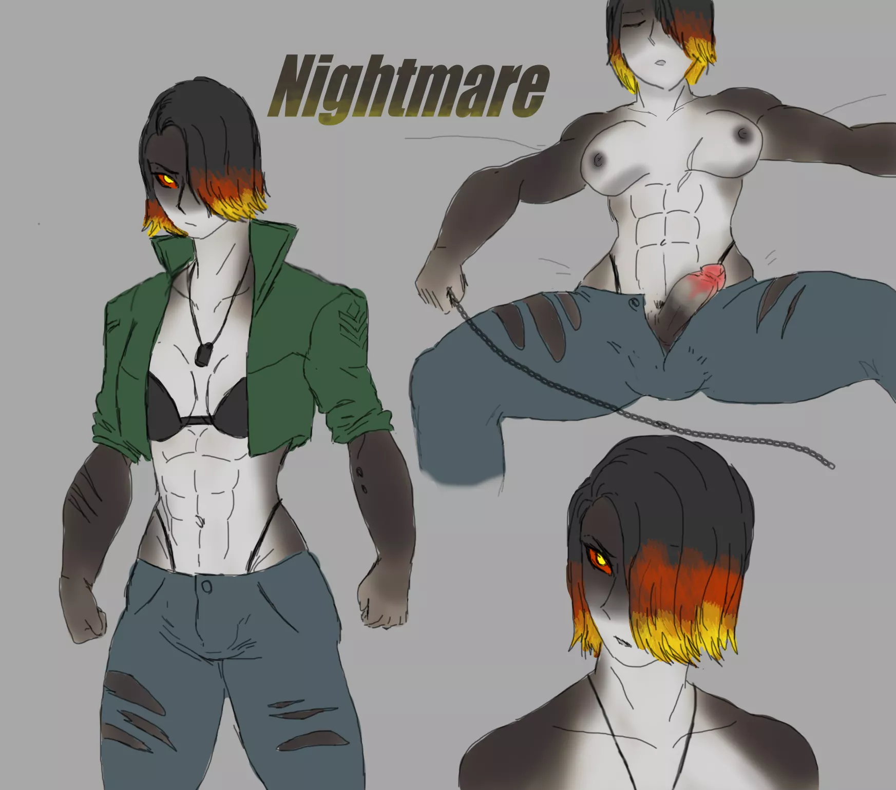 My New Oc! Nightmare is just a codename, as she prefers to keep her origins a secret. (Reference sheet)