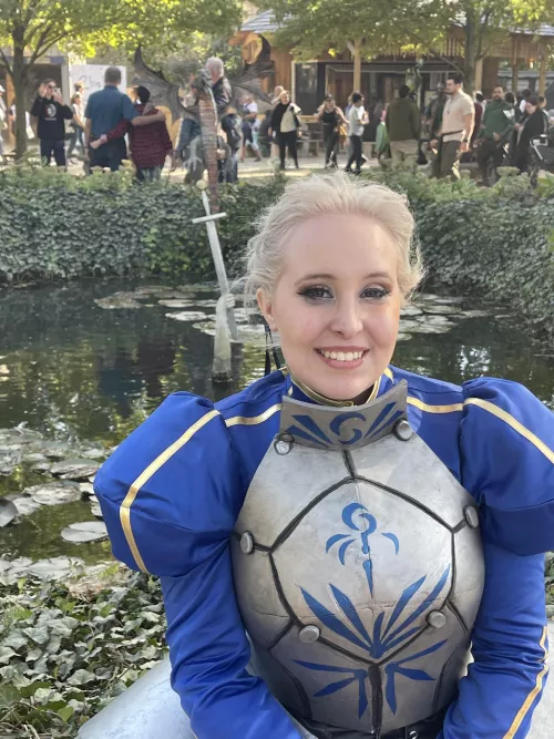 My Saber (Fate series) cosplay.