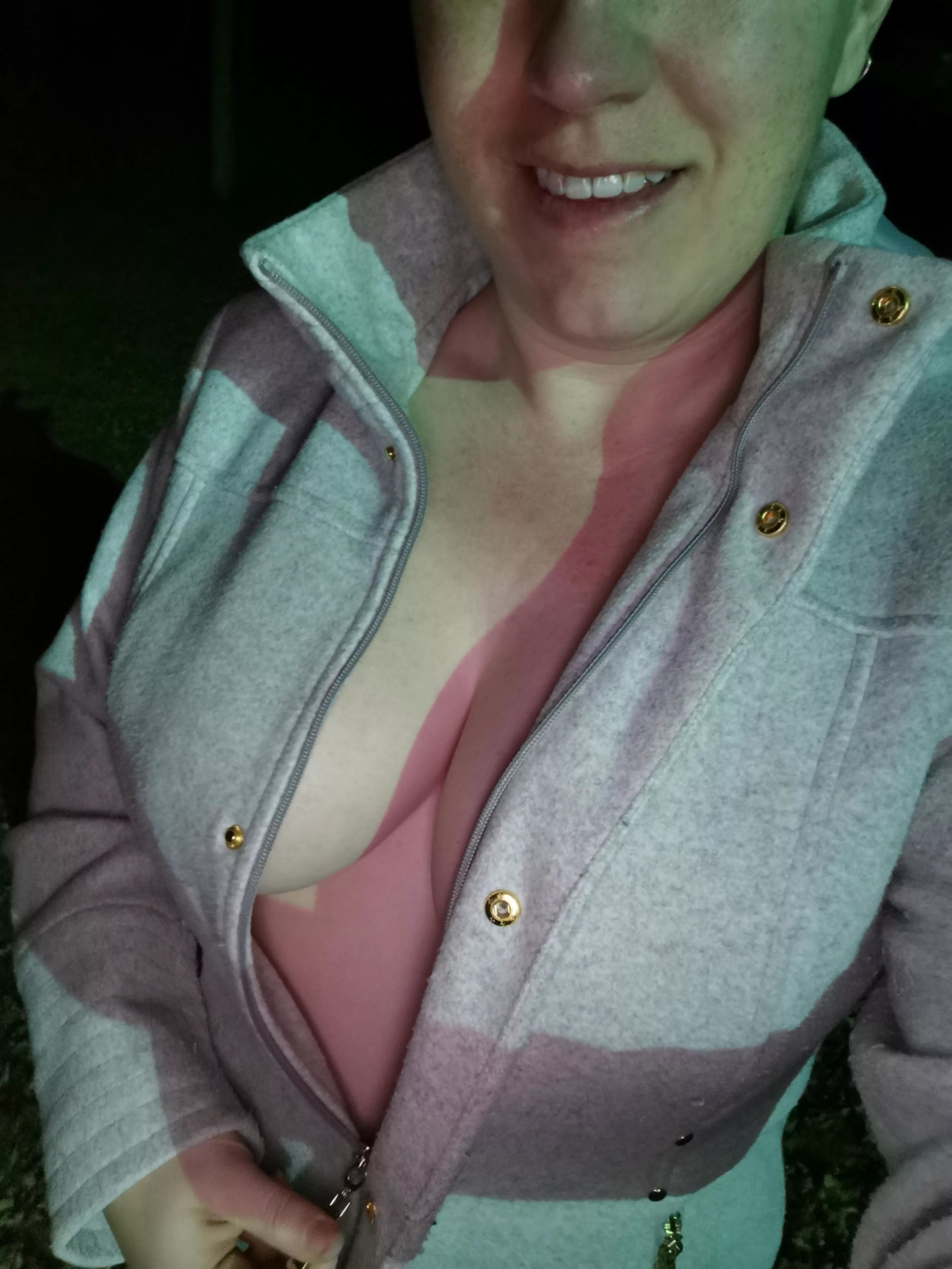 Nothing underneath on my morning walks