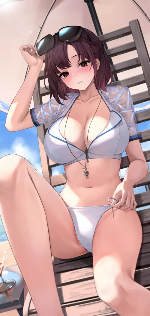 Relaxing at the Beach [Artist's Original]