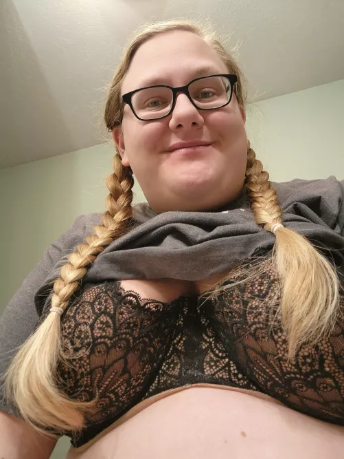 Sending Him selfies from work yesterday