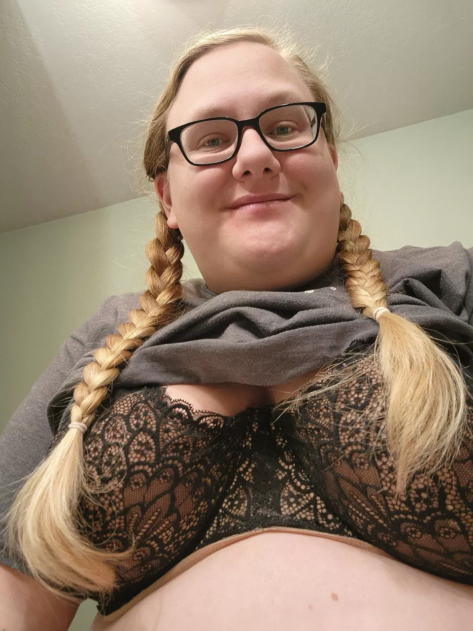 Sending Him selfies from work yesterday