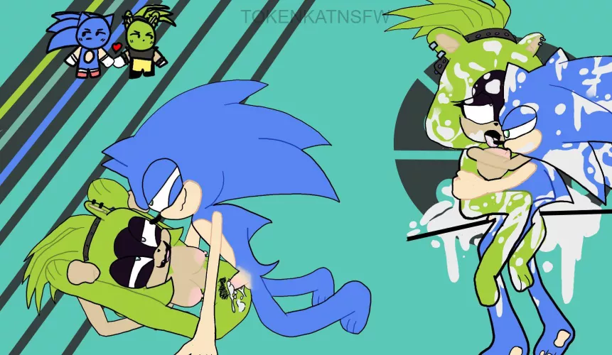 Sonic x Surge Cumdump 💙💚