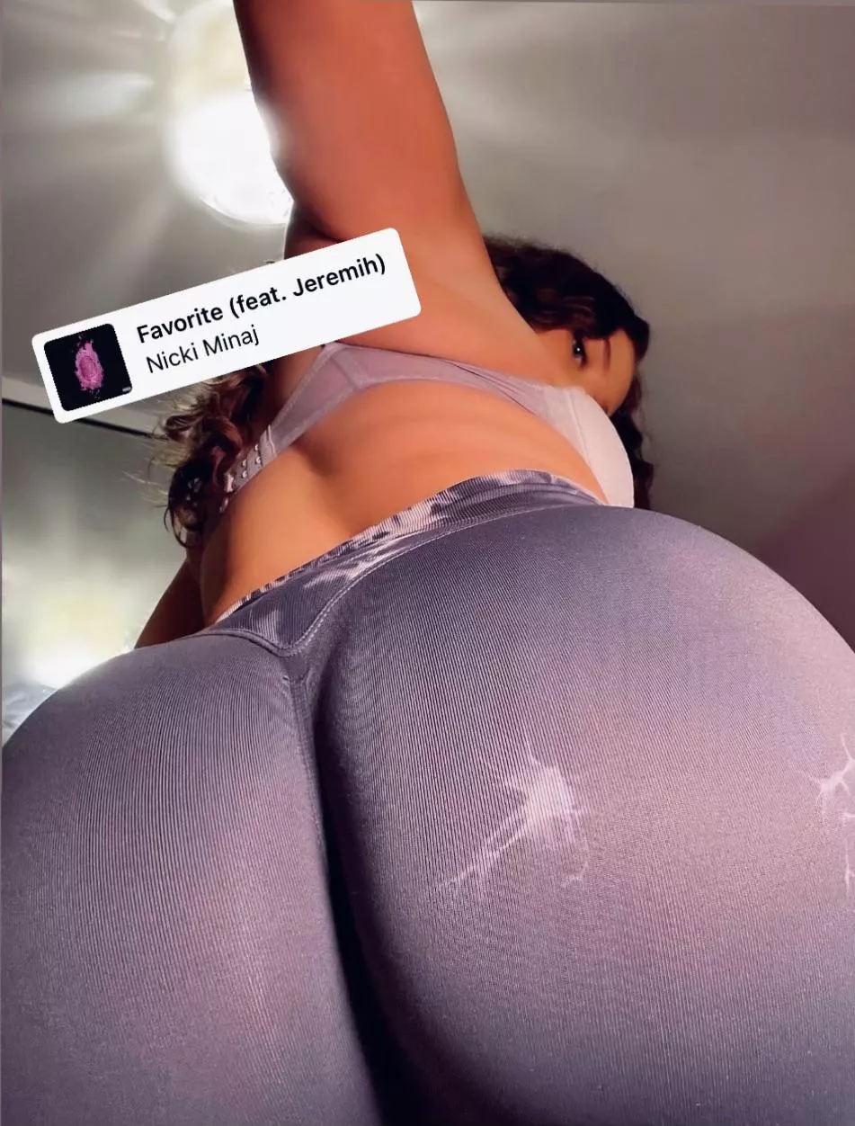 Stare at my ass long enough and you can imagine how it looks without the yoga pants