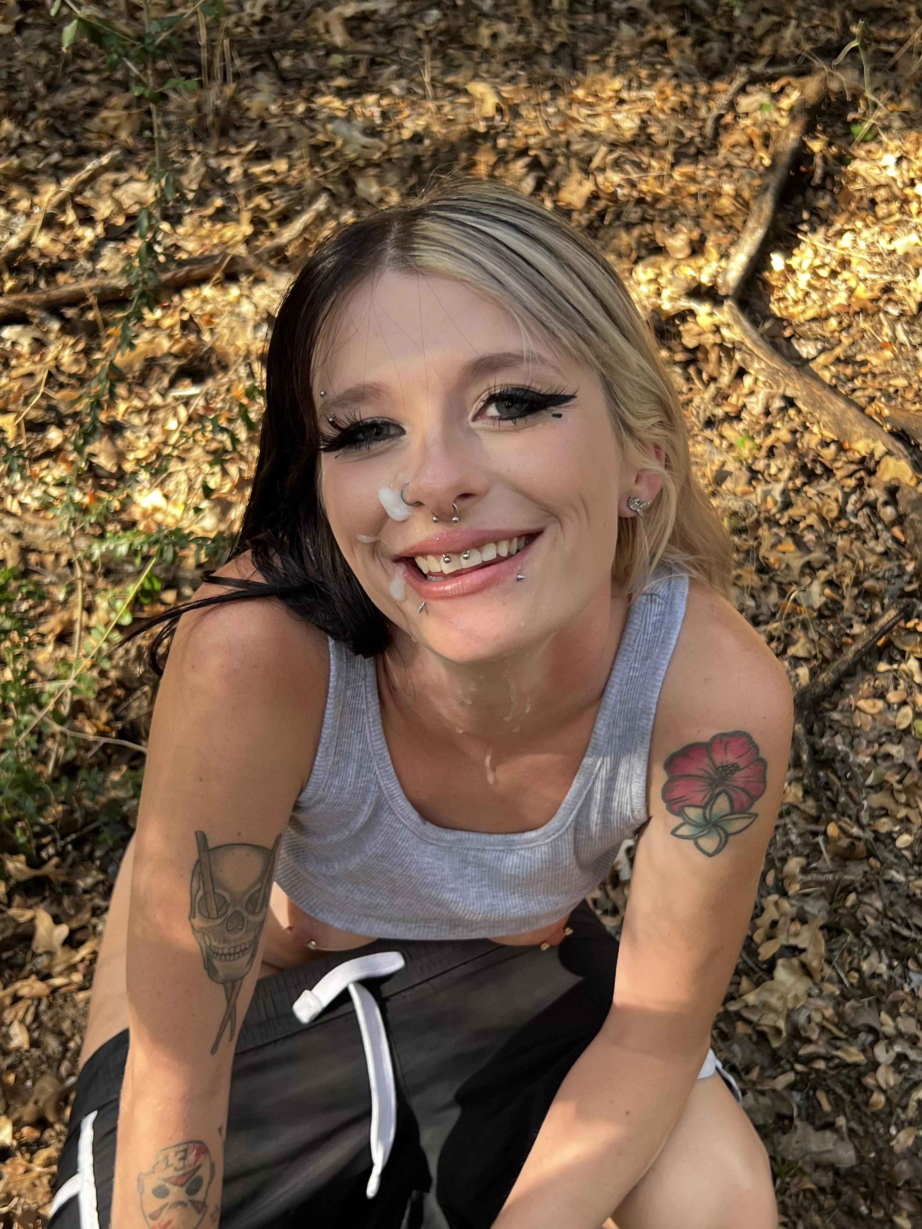 such a happy girl, who wants to clean up this mess?