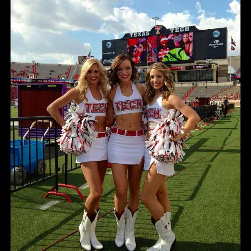 Texas tech cheerleaders