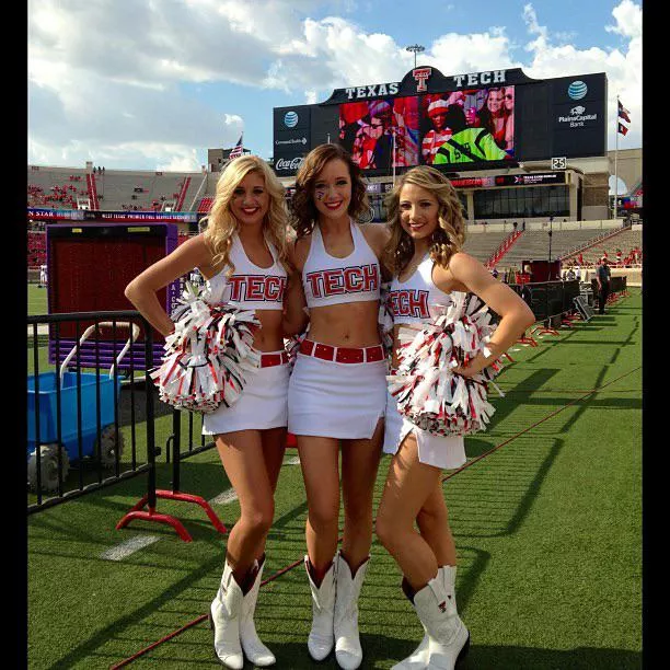 Texas tech cheerleaders