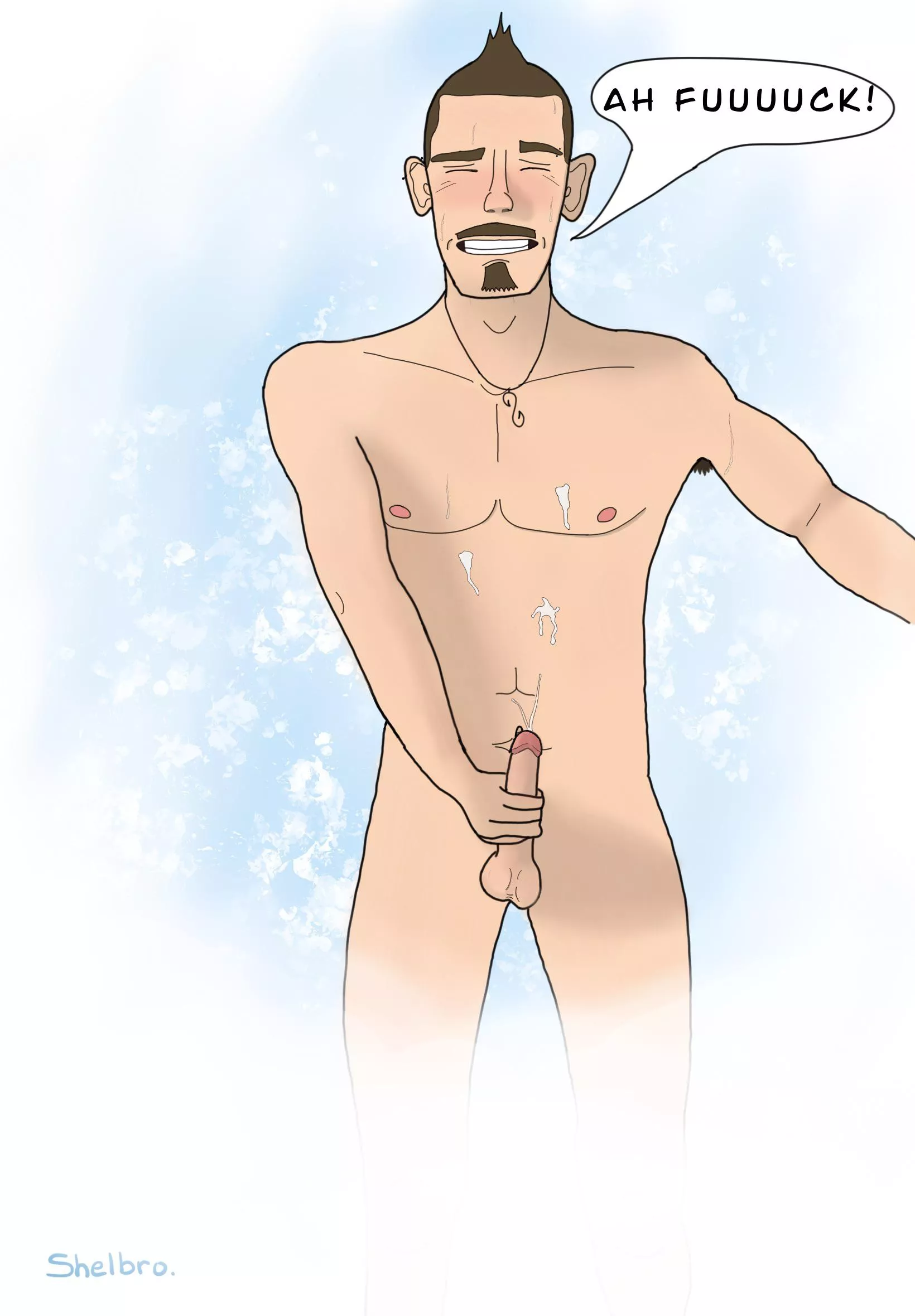 Trev gets sticky~ (by me)