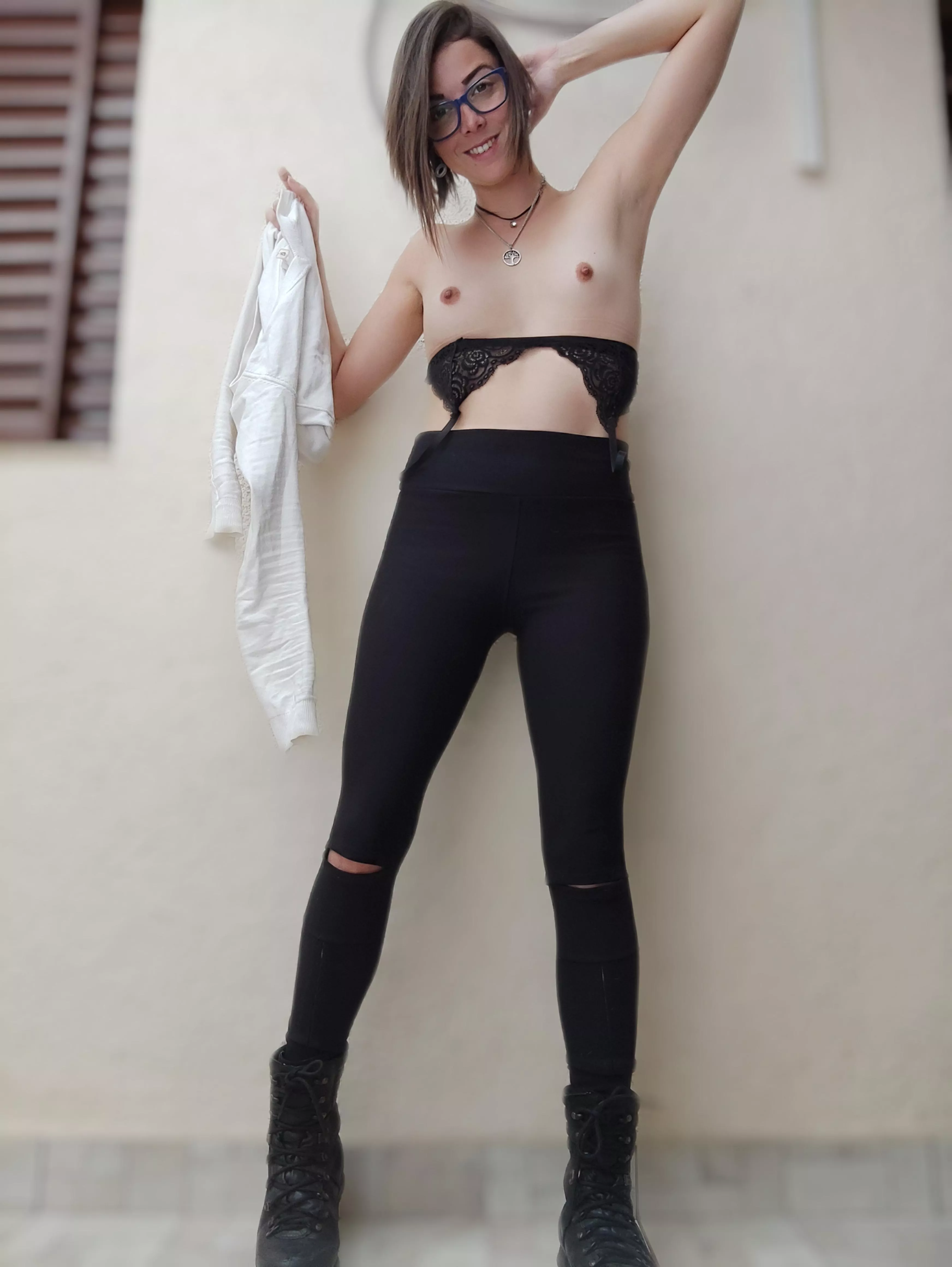 When I'm wearing glasses I'm always happy!