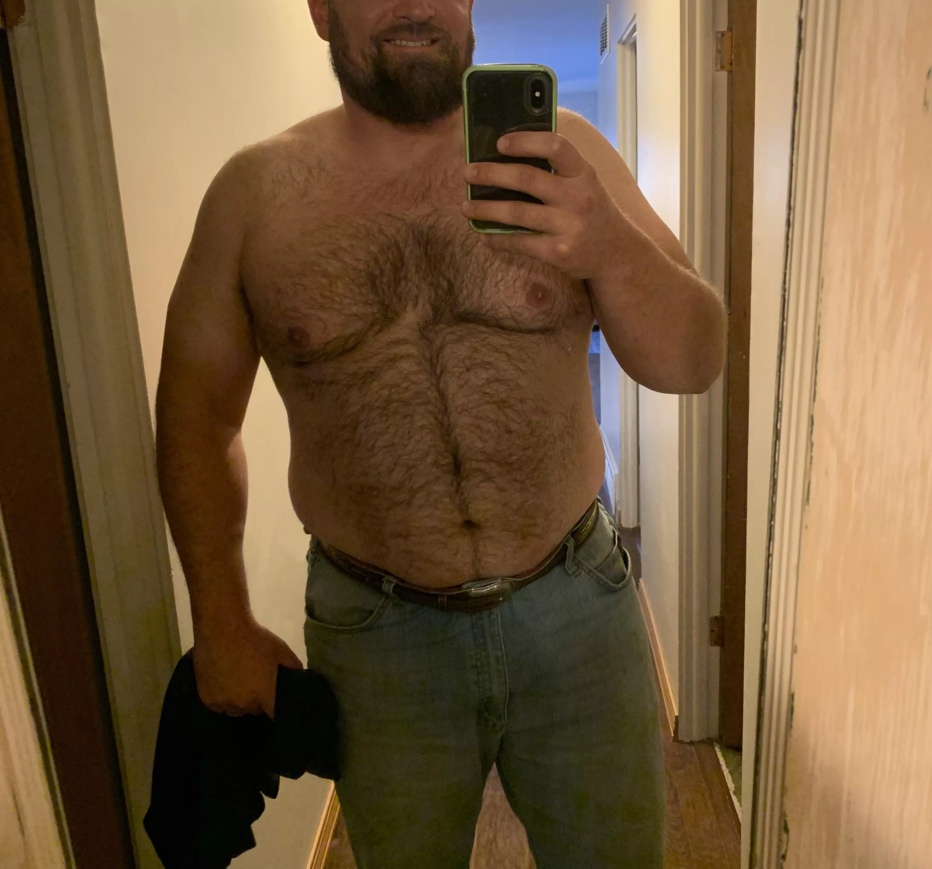 When you get done working cows and it’s shower time