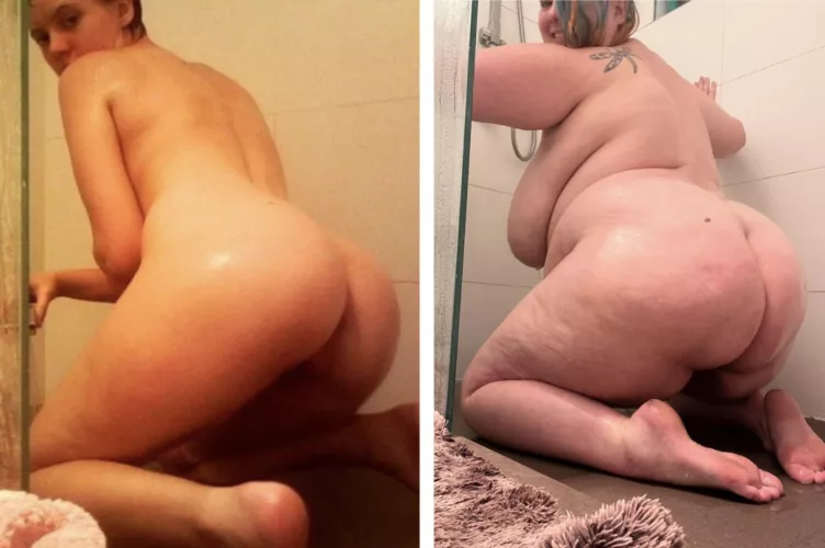 Y’all seemed to like my last remake! Here is the back view! Do you like my fat ass?