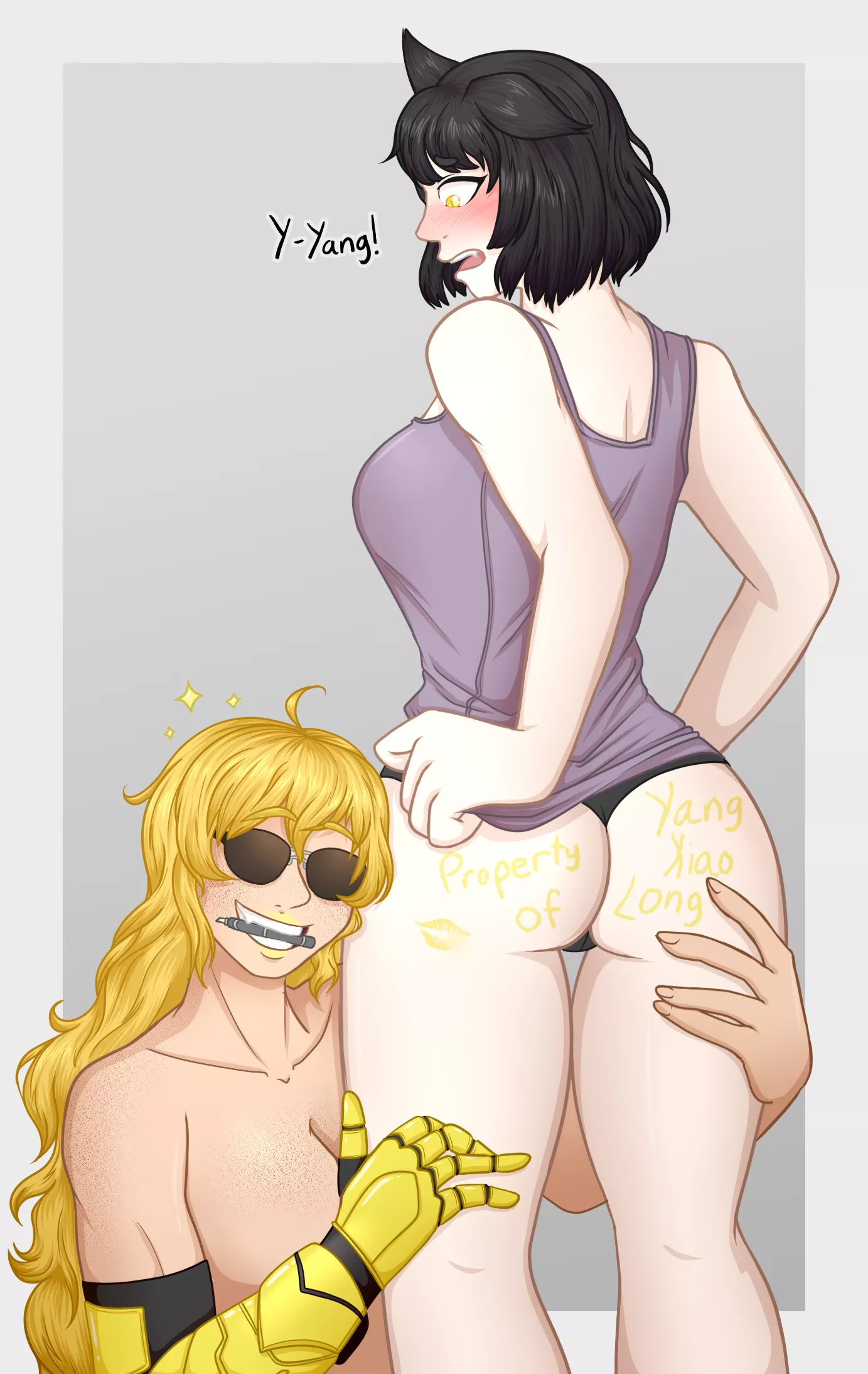 Yang Owns the Bellabooty (@OnionFairyLewds)