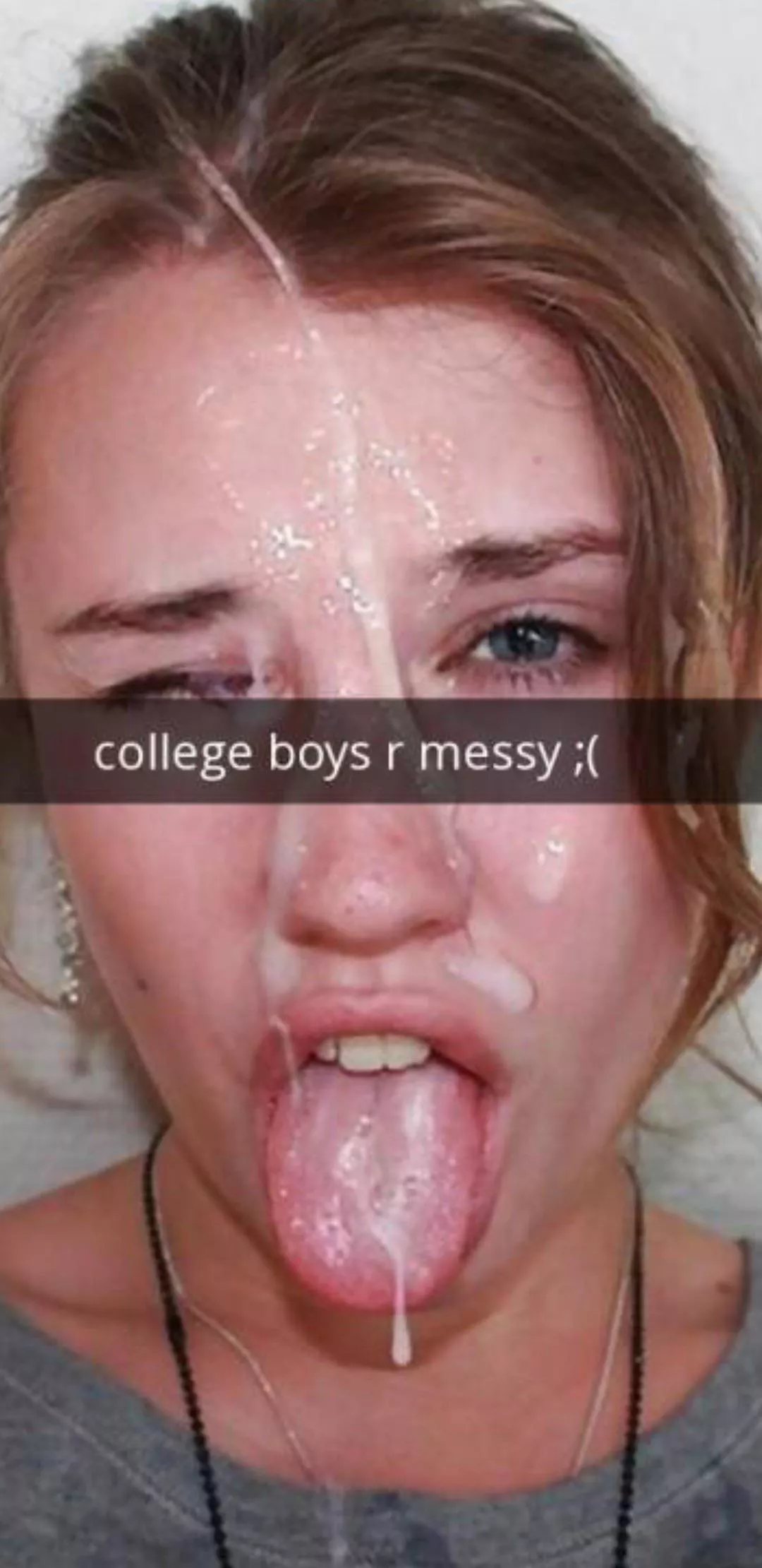 You thought your girlfriend and you could make it work. She sent you this three weeks into the semester…