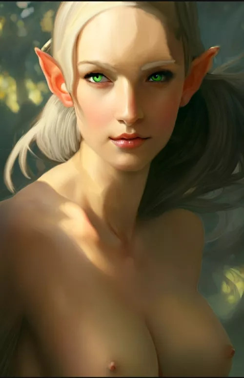AI generated blood elf (Coelus)