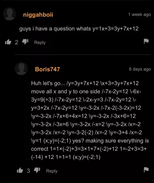 And someone actually responded