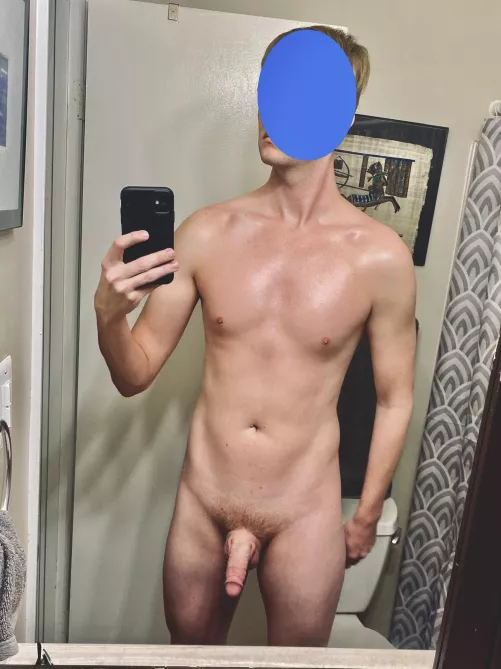 Bathroom mirror nudes are my specialty