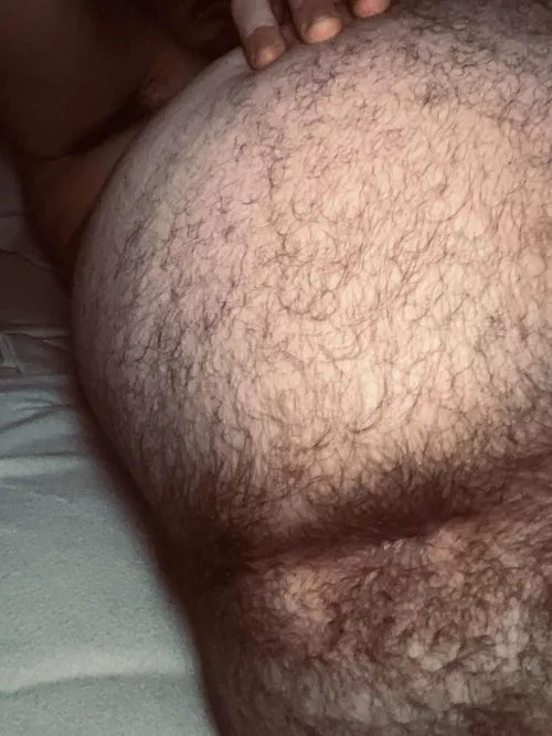 Big hairy man ass