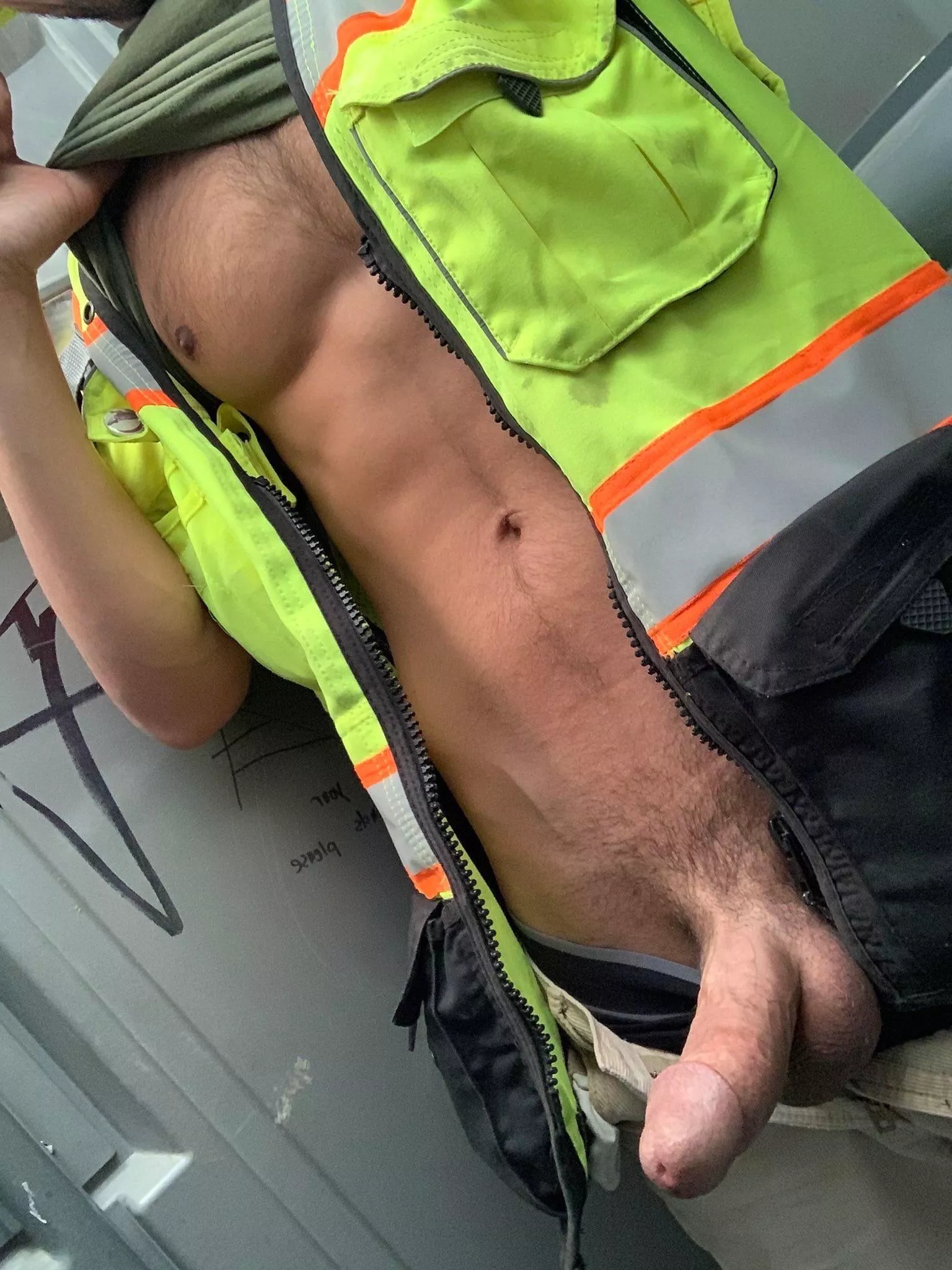 Boner break on the job site