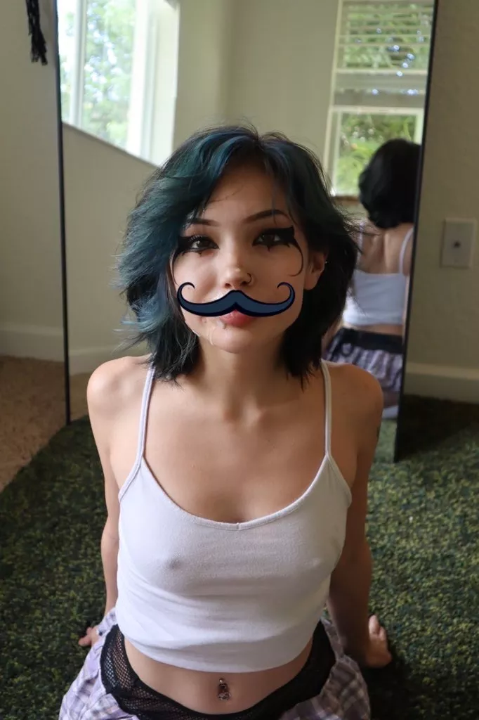 Can i be your tiny goth cock warmer