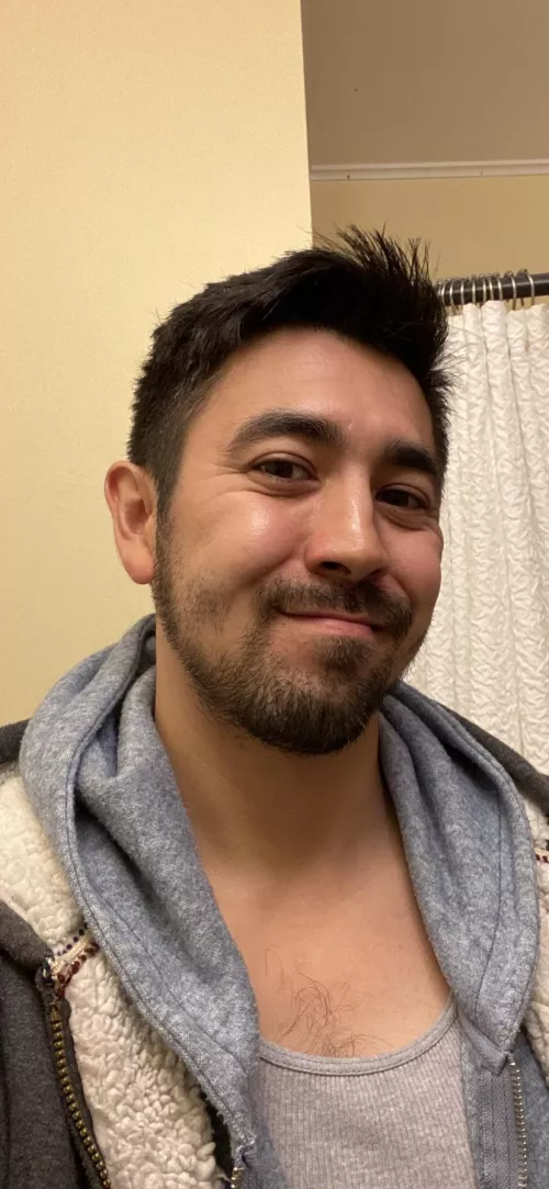 Cold AF outside… my coworkers make fun of me for wearing 4 layers every day to work lol