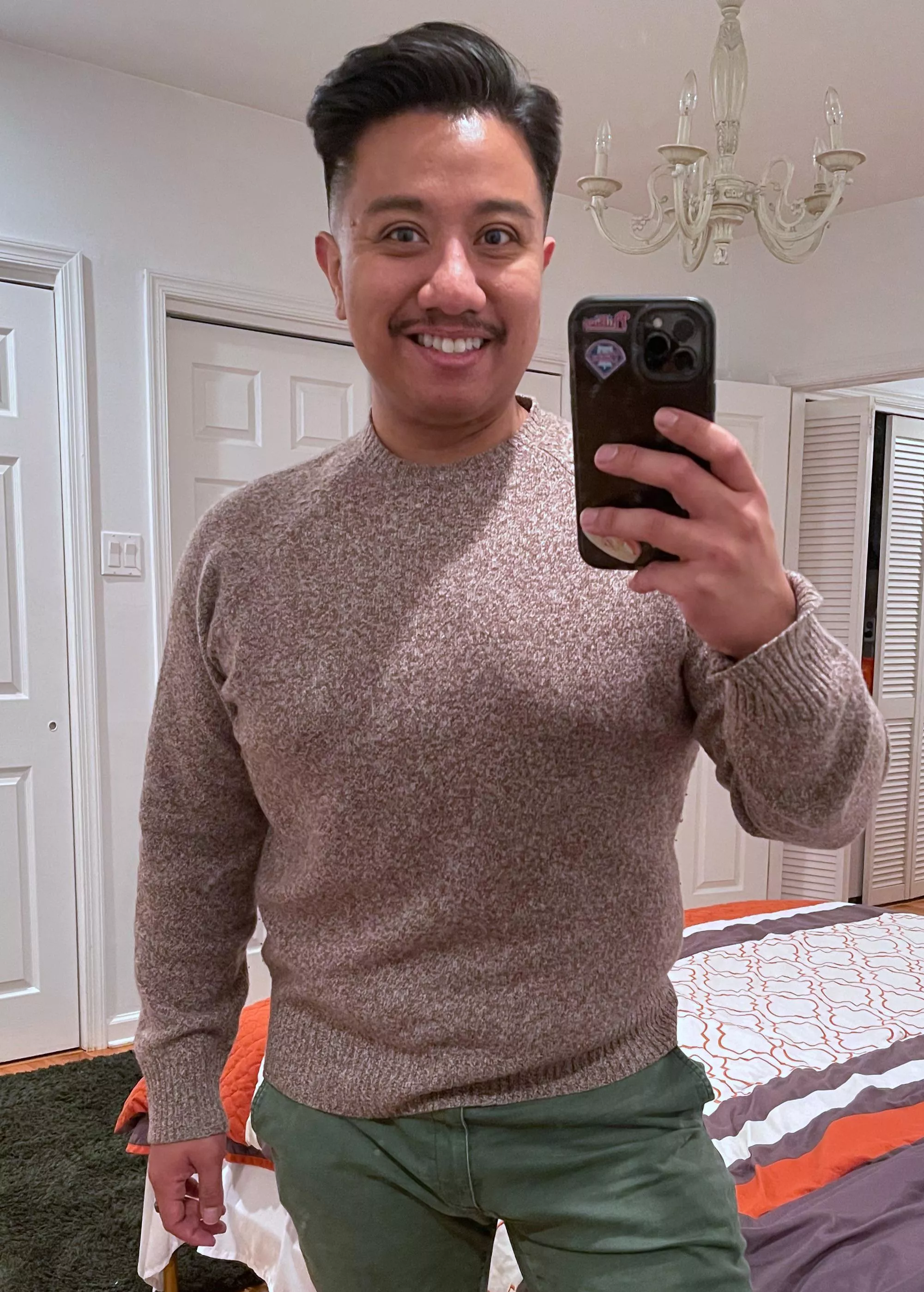 Finally fitting into M sweaters again (from XXL) felt like a great reason to smile. ☺️
