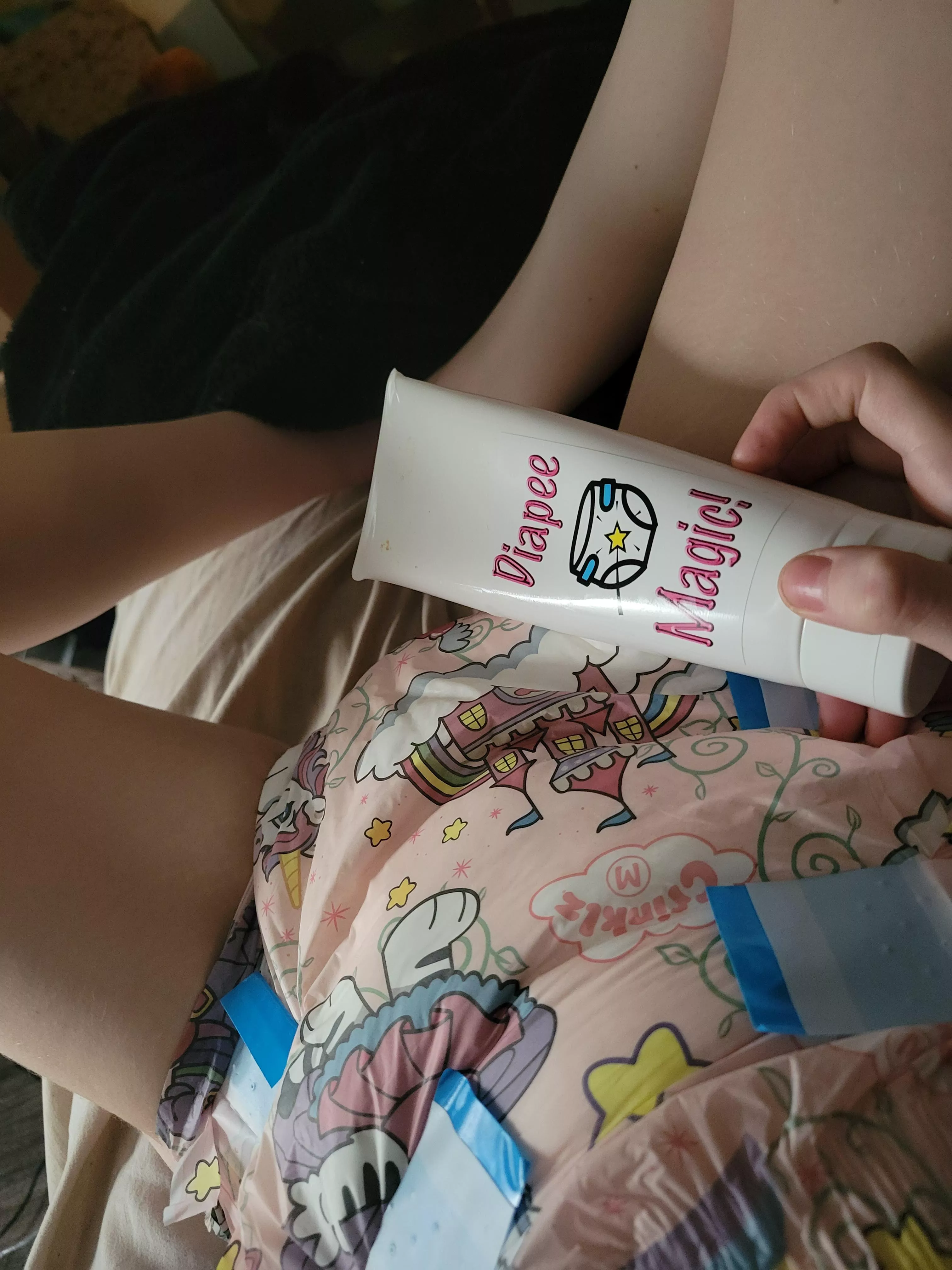 Fresh diapie with my favorite cream!!! 💕