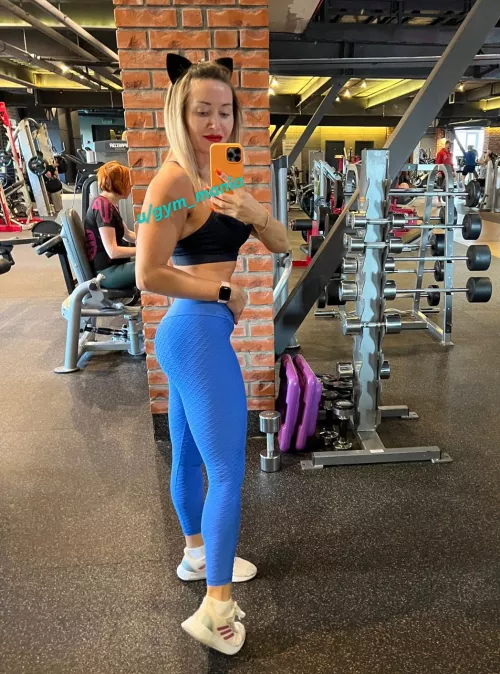 Gym 💙 🐈‍⬛🐾