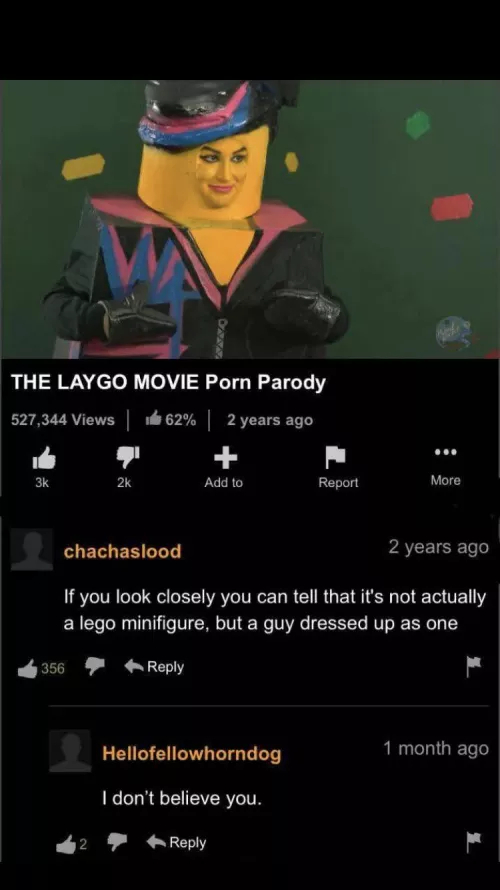 He's lying obviously