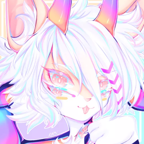 hi! i'm offering free request of icons to have more furry examples ^^ (art by me)