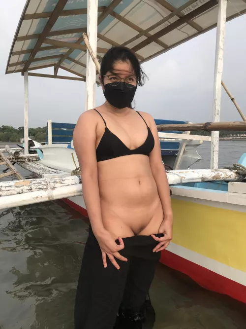 Hope no one saw me …a little shy!