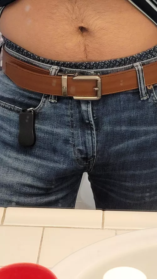 I got really excited yesterday in my boxers. didn't realize.