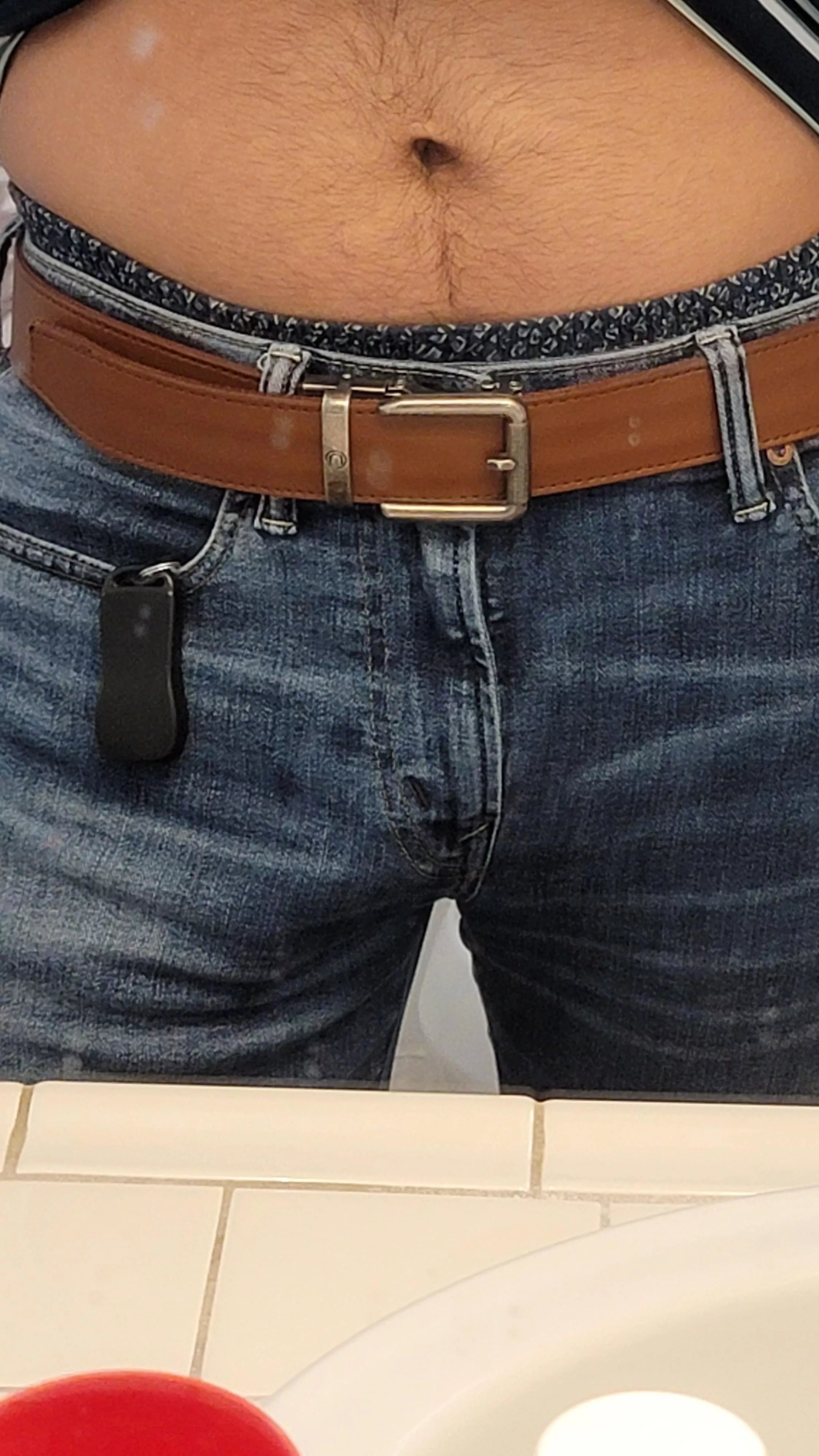 I got really excited yesterday in my boxers. didn't realize.