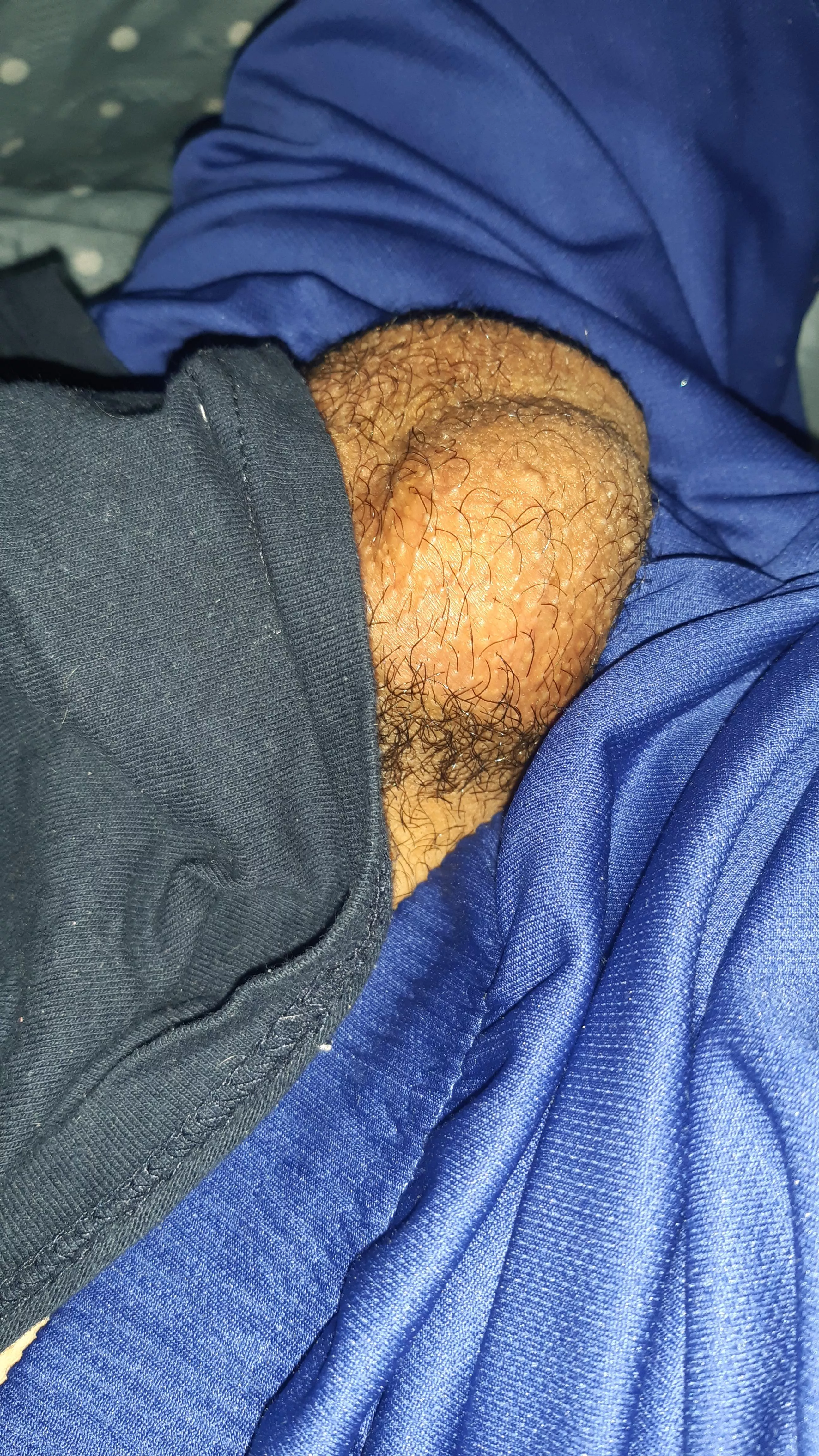 if you see me sleeping like this, would you touch, lick or sniff my balls?