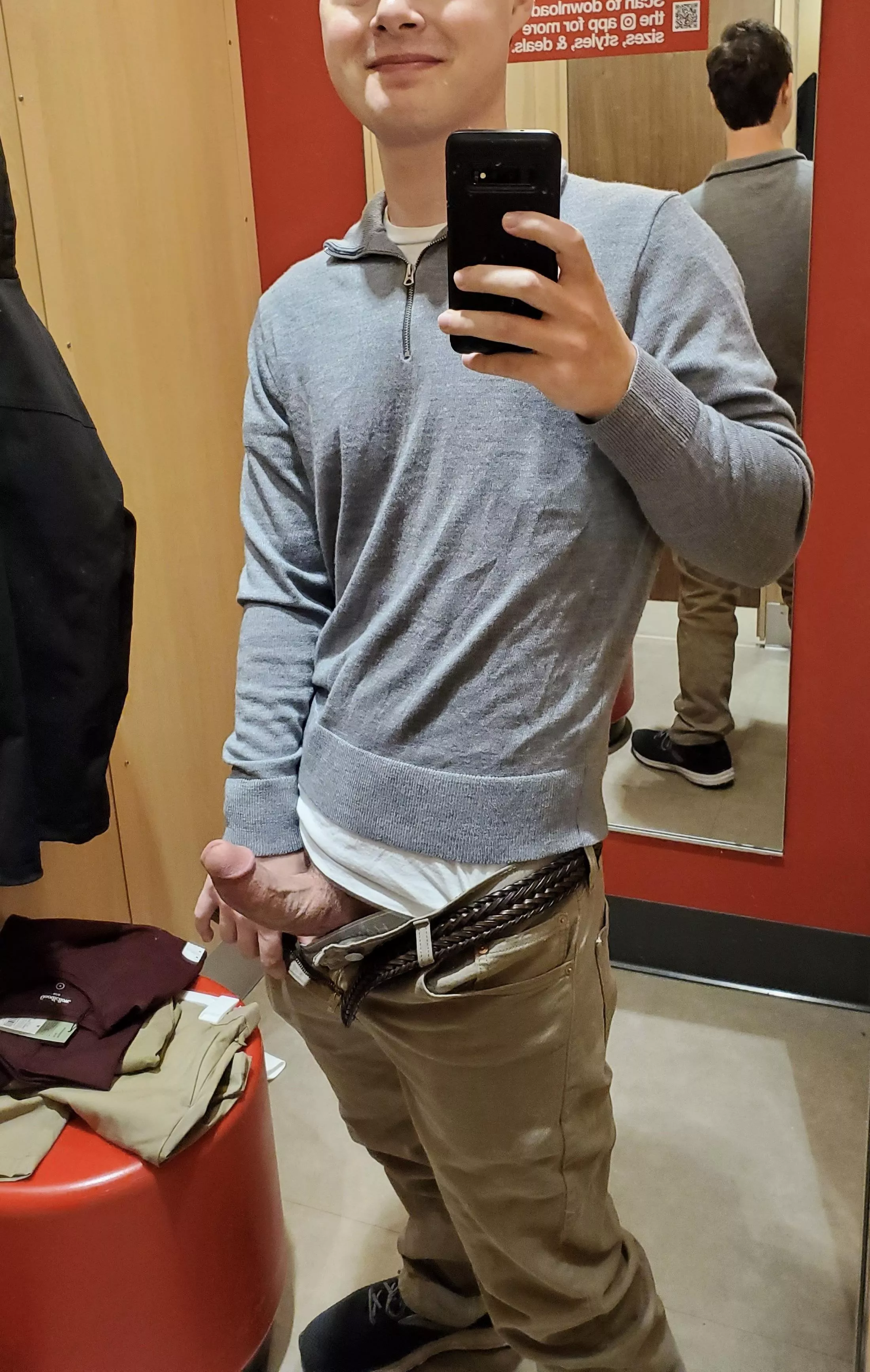 In a Target changing room
