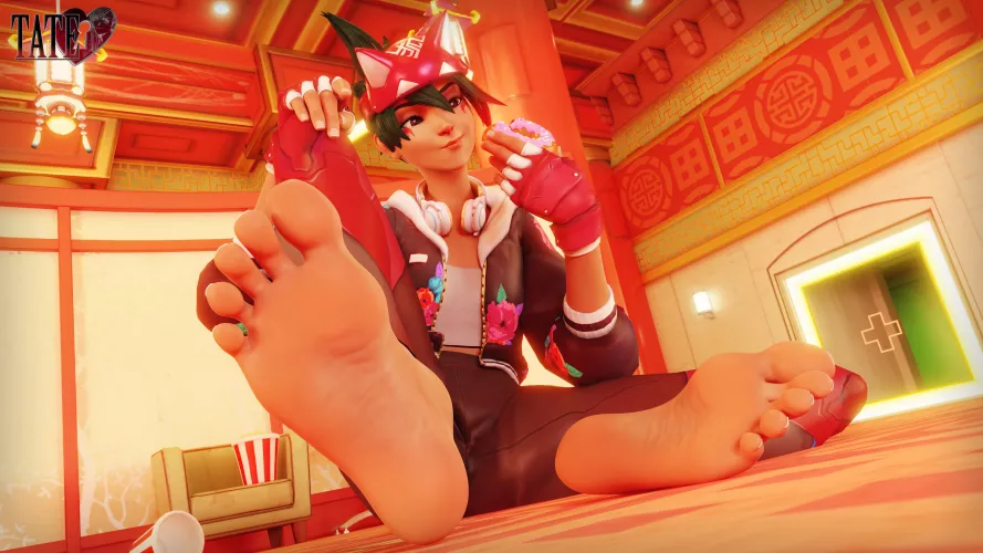 Kiriko Taking a Break (Tate) [Overwatch]