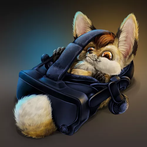 Kobaj the Fennec (art by me, commission is open)