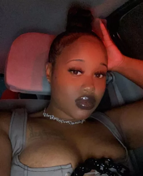 Look at those dick-sucking lips. Gets your black cock hard, doesn't it?