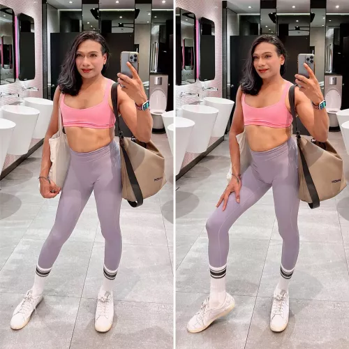 My fav pink Lulu free to be sports bra