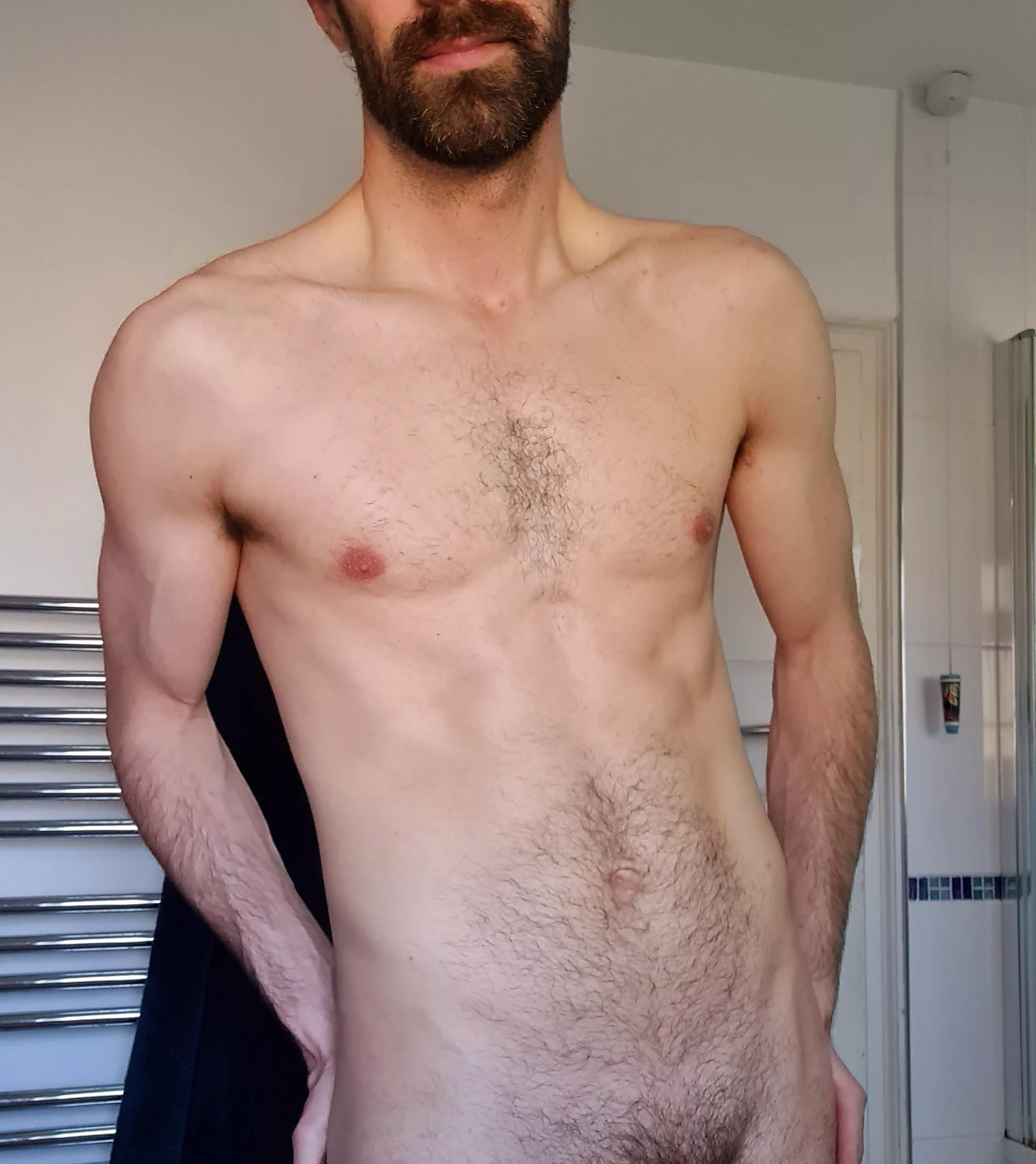 Naked bathroom fun times